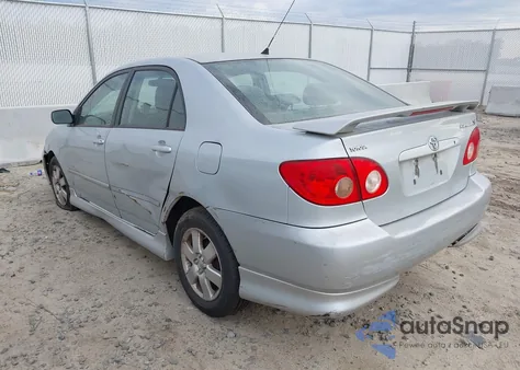 2008 Toyota Corolla S from USA, damaged, VIN 2T1BR30E68C896768